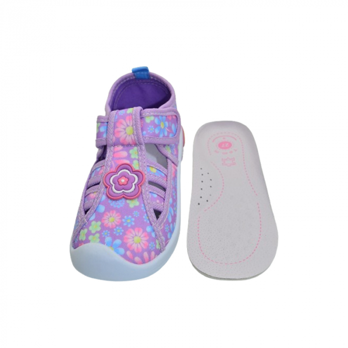 Sandale din panza pentru fete, Tom Miki T-0781-M, Mov [4]
