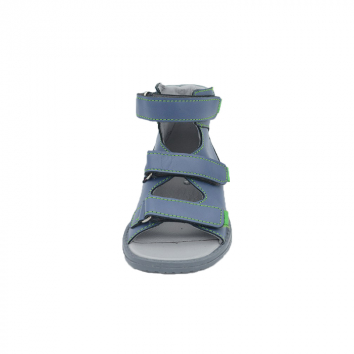 Sandale din piele baieti Dawid 951-G-30, Albastru [5]