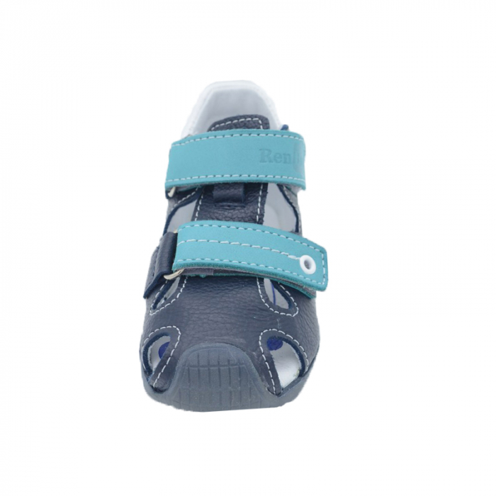 Sandale din piele pentru baieti Renbut 11-1433-GT-25, Bleumarin [4]