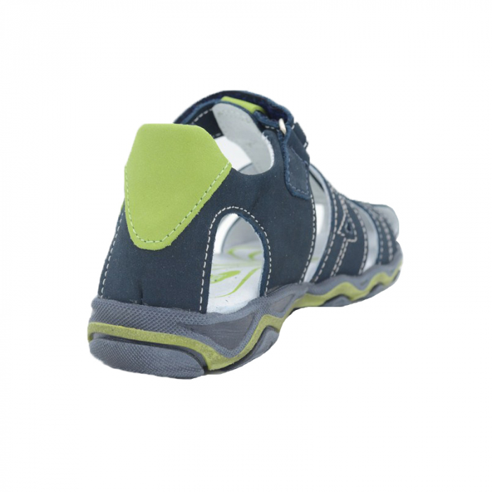 Sandale din piele pentru baieti Renbut 21-3271-G-30, Bleumarin [3]