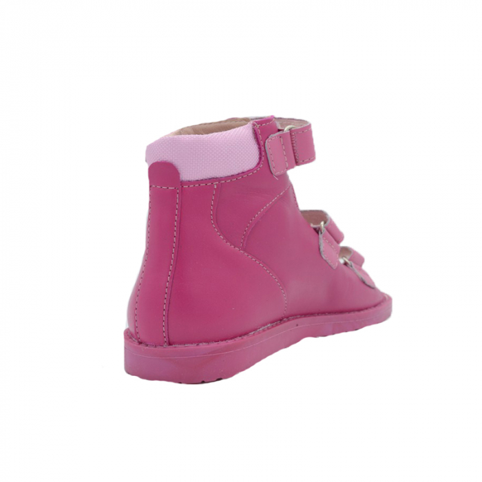 Sandale din piele pentru fete Dawid 952-RC-32, Fucsia [2]
