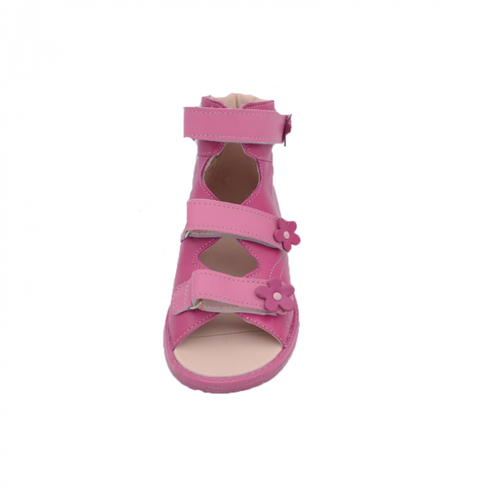 Sandale din piele pentru fete Dawid 952-RC-32, Fucsia [5]