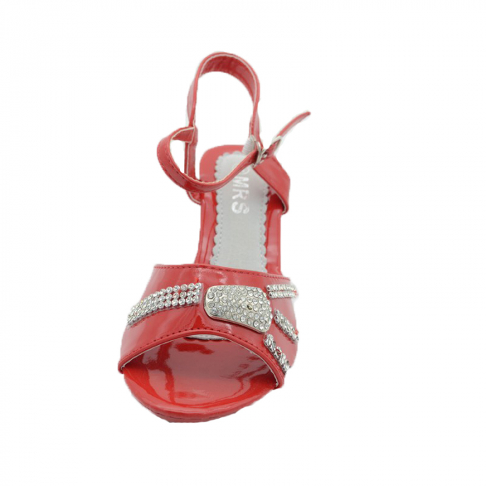 Sandale cu toc pentru fete MRS M-1206-11-33, Rosu [2]