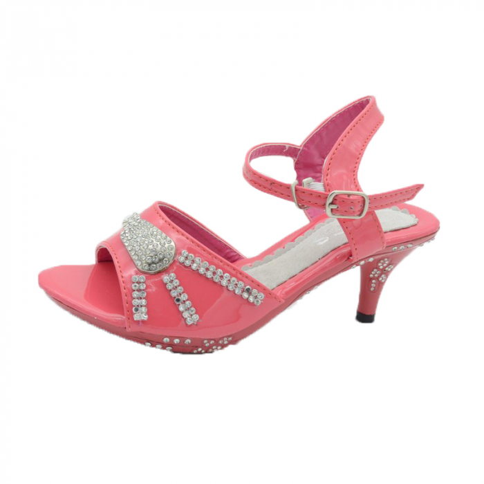Sandale cu toc pentru fete MRS M-1206-12-31, Roz [1]