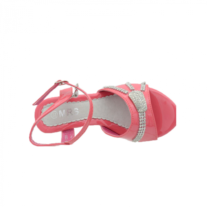 Sandale cu toc pentru fete MRS M-1206-12-31, Roz [3]