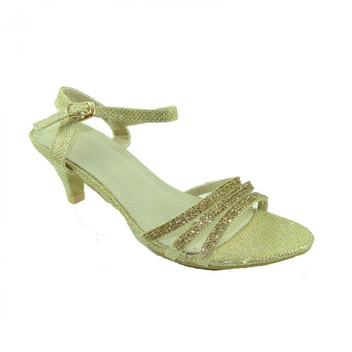 Sandale cu toc pentru fete MRS M1285-AU-32, Auriu [3]