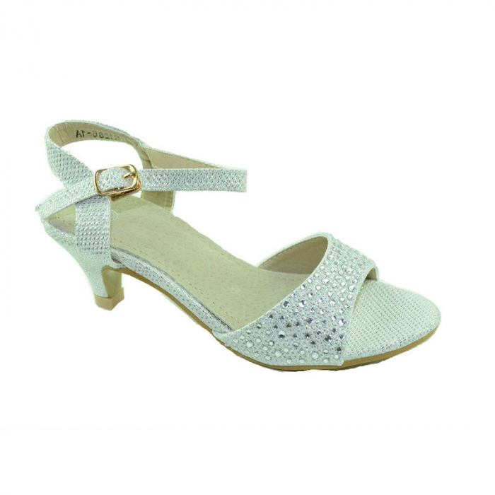 Sandale cu toc pentru fete MRS M1286-1A-A-31, Argintiu [3]