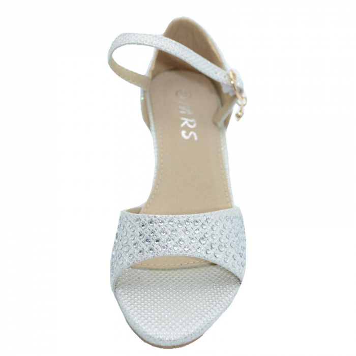 Sandale cu toc pentru fete MRS M1286-A-31, Alb [3]