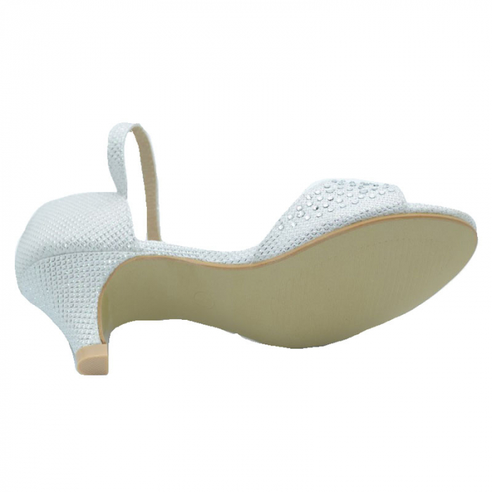 Sandale cu toc pentru fete MRS M1286-A-31, Alb [2]