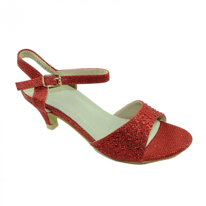 Sandale cu toc pentru fete MRS M1286-R-31, Rosu [3]