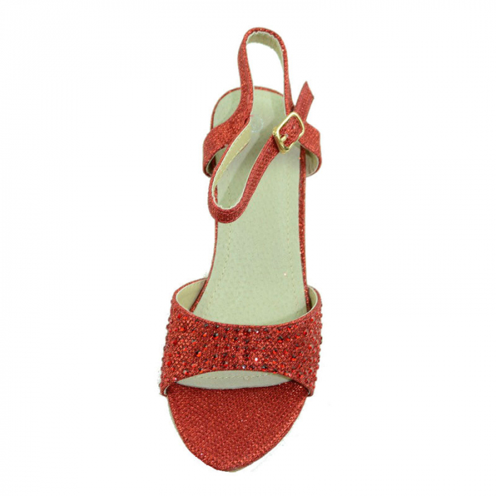 Sandale cu toc pentru fete MRS M1286-R-31, Rosu [2]