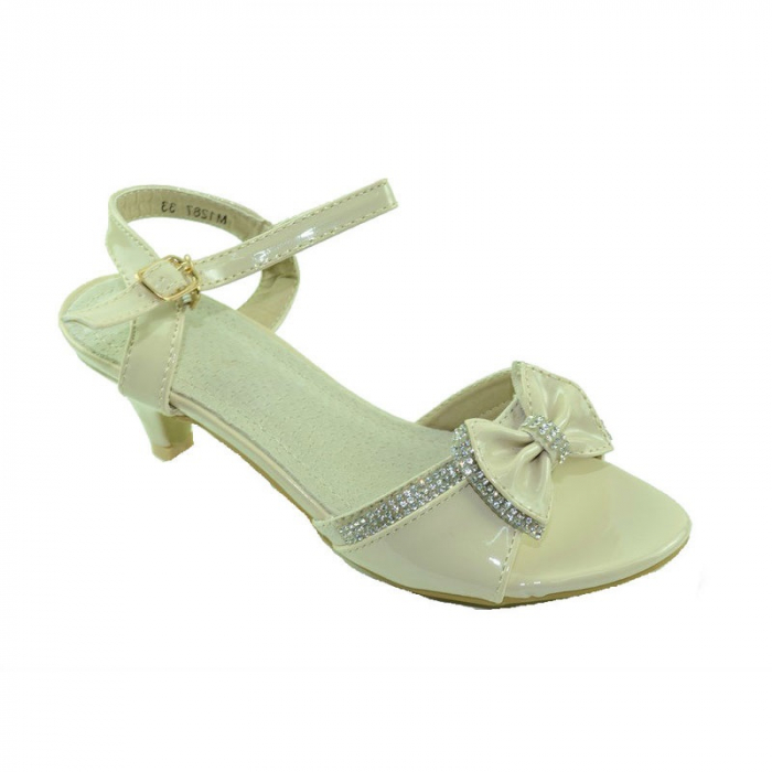 Sandale cu toc pentru fete MRS M1287-B-31, Bej [3]
