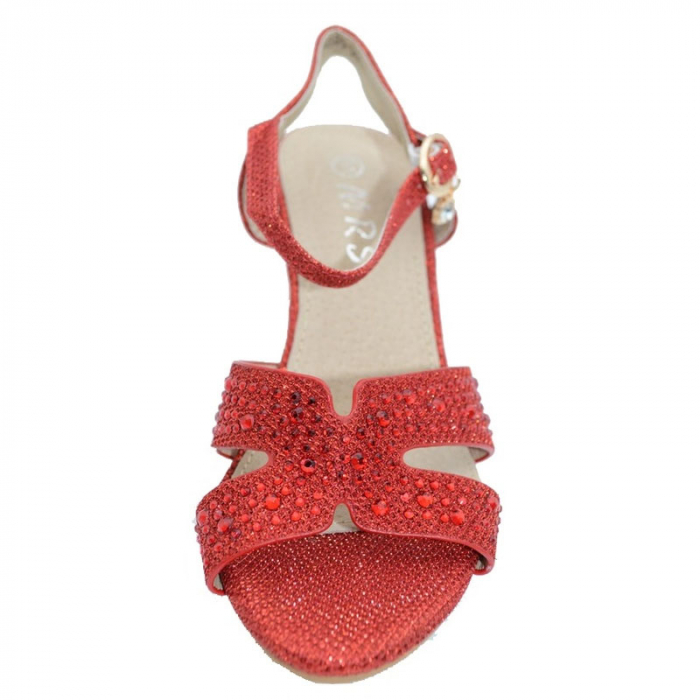 Sandale cu toc pentru fete MRS M1301-R-31, Rosu [3]