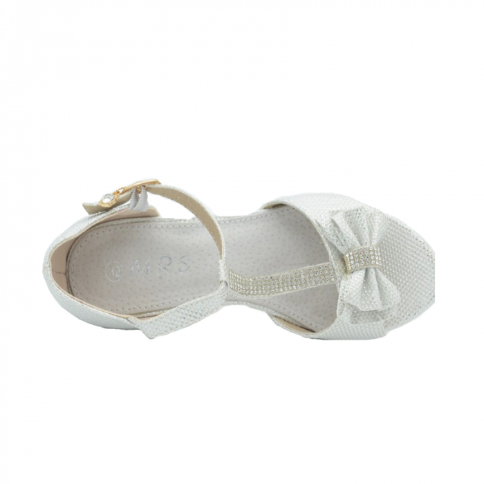 Sandale cu toc pentru fete MRS M1303-33, Argintiu [3]