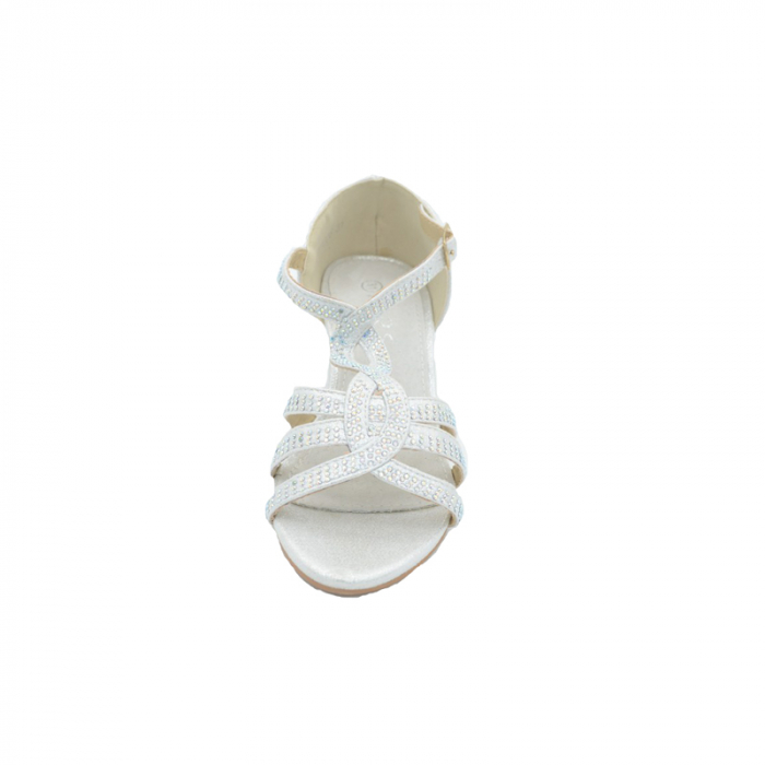 Sandale cu toc pentru fete MRS M1306-31, Argintiu [4]