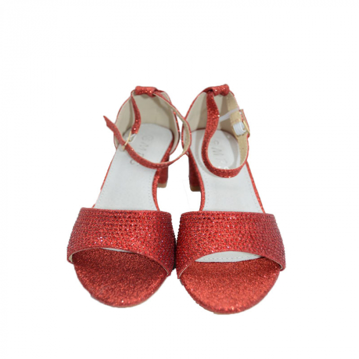 Sandale cu toc pentru fete MRS M1307-RO-31, Rosu [5]