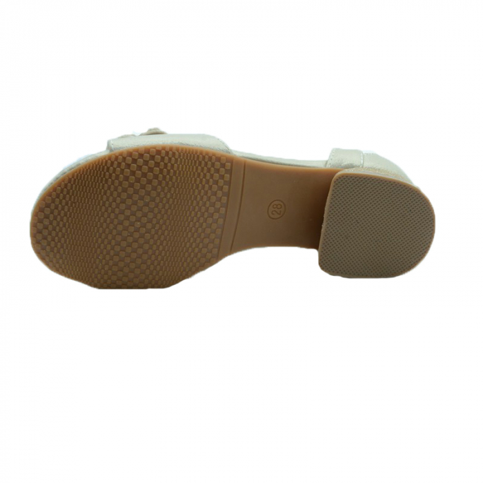 Sandale cu toc pentru fete MRS M723-31, Auriu [3]