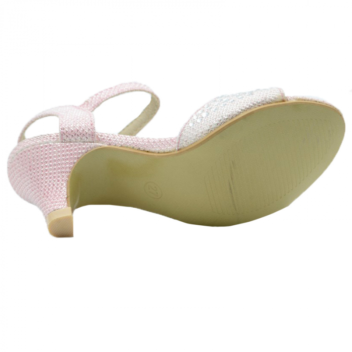 Sandale cu toc pentru fete MRS R1286-1A-26, Roz [4]