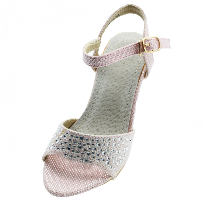 Sandale cu toc pentru fete MRS R1286-1A-26, Roz [2]