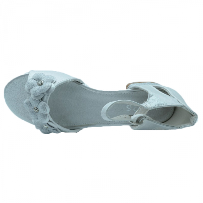 Sandale cu toc pentru fete MRS R723-AR-29, Argintiu [2]