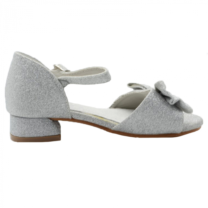 Sandale cu toc pentru fete MRS M725-AR-31, Argintiu [4]