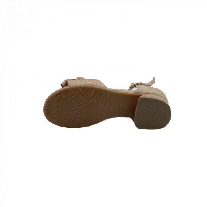 Sandale cu toc pentru fete MRS R725-AU1-25, Auriu [2]