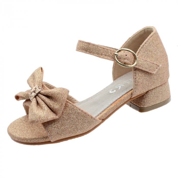 Sandale cu toc pentru fete MRS R725-AU1-25, Auriu [1]