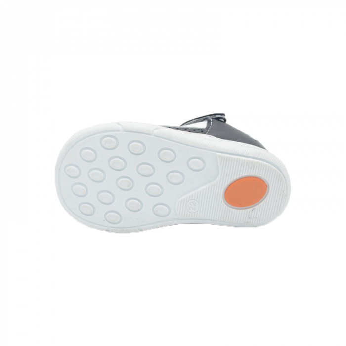 Pantofi ortopedici din piele pentru baieti Small Foot SSMF7-25, Negru [3]