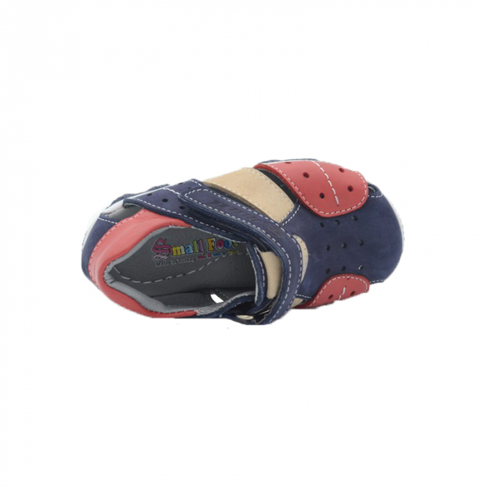 Sandale ortopedice pentru baieti Small Foot SSMF8-25, Bleumarin [3]