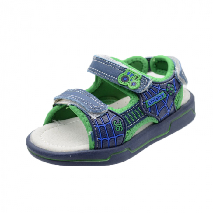 Sandale ortopedice pentru baieti Tom Miki C-T54-37-M-25, Bleumarin [1]