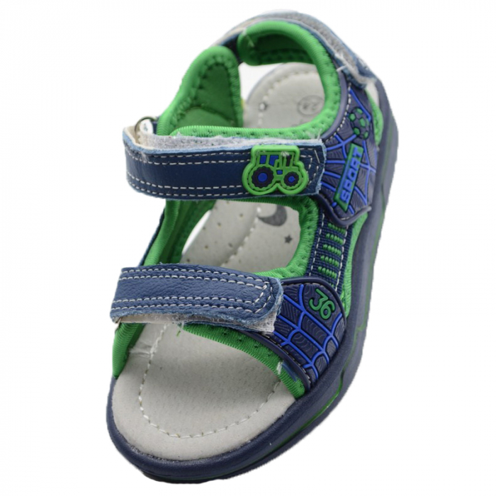 Sandale ortopedice pentru baieti Tom Miki C-T54-37-M-25, Bleumarin [3]