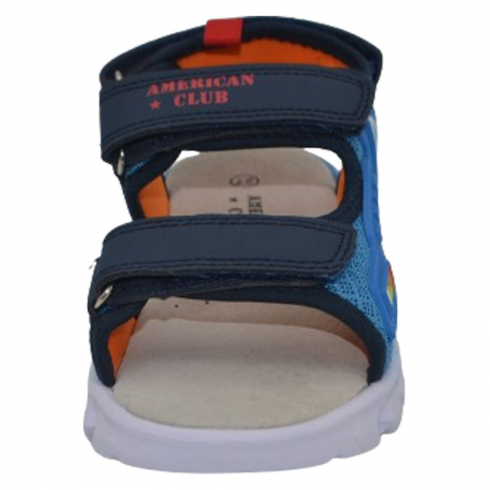 Sandale ortopedice cu led pentru baieti American Club RL145/24-B, Bleumarin [3]