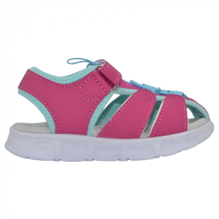 Sandale ortopedice cu led pentru fete American Club RL113/23-F, Fucsia [2]