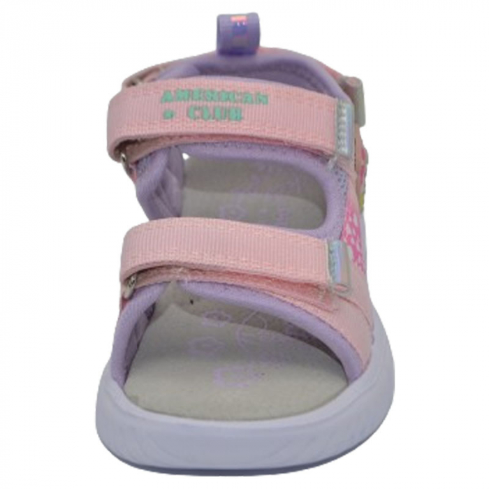 Sandale ortopedice cu led pentru fete American Club RL150/24-R, Roz [3]
