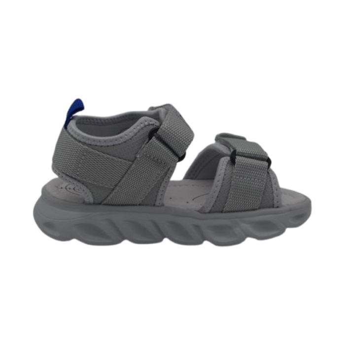 Sandale ortopedice, cu leduri, pentru baieti, Tom Miki T-11167-D, Gri [2]
