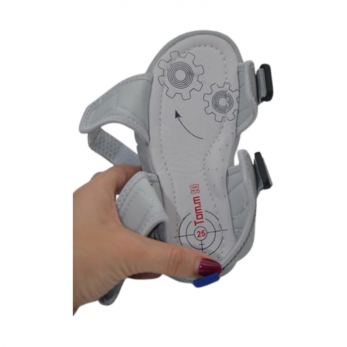 Sandale ortopedice, cu leduri, pentru baieti, Tom Miki T-11167-D, Gri [4]