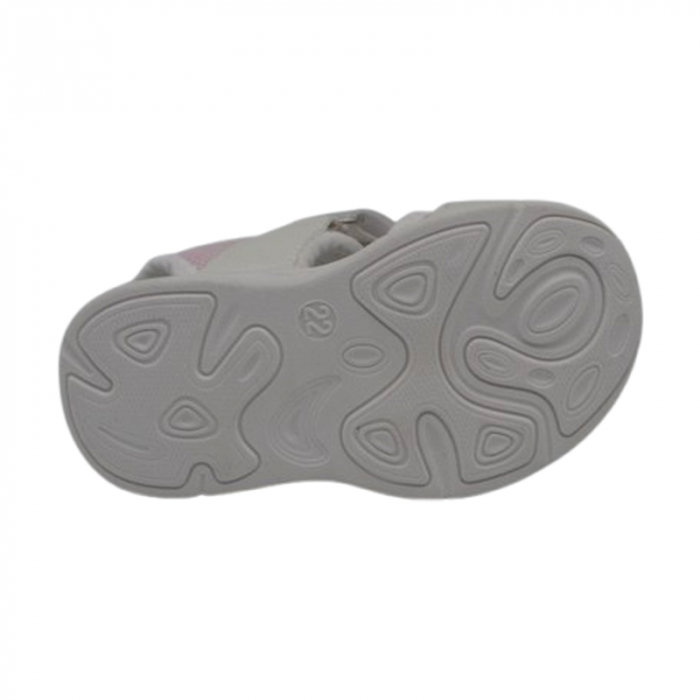 Sandale ortopedice, cu leduri, pentru fete, Tom Miki T0799-A, Alb [3]