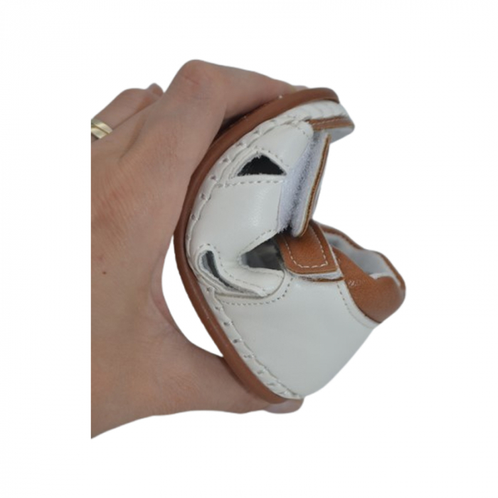 Sandale ortopedice, cu talpa flexibila, pentru baieti, Apawwa, FX104M, Maro [6]