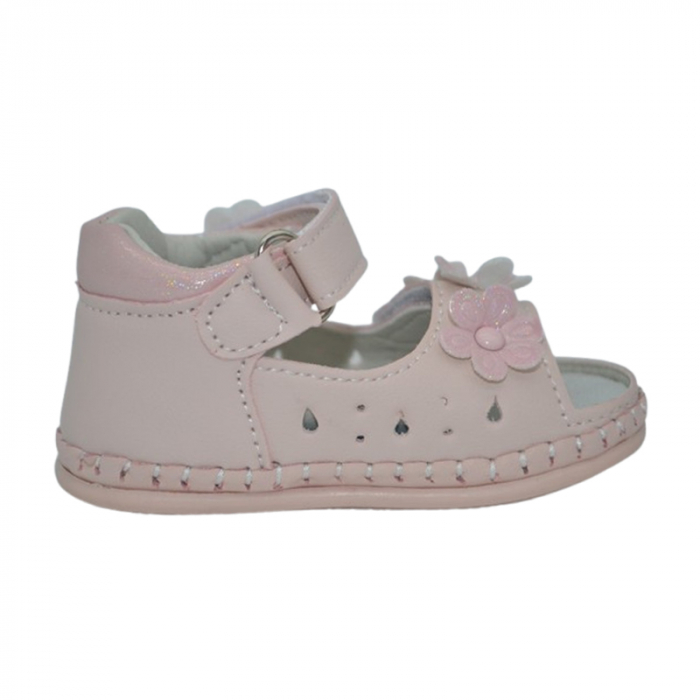 Sandale ortopedice, cu talpa flexibila, pentru fete, Apawwa, FX86R, Roz [3]