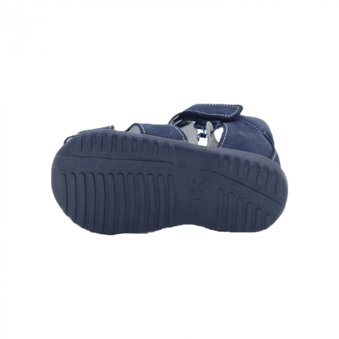 Sandale ortopedice din piele pentru baieti EMEL E2199-1-23, Bleumarin [5]