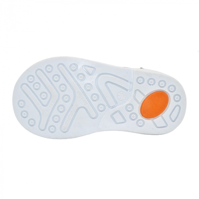 Sandale ortopedice din piele pentru baieti Small Foot PBSF-05, Bleumarin [5]