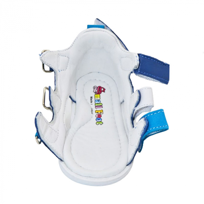 Sandale ortopedice din piele pentru baieti Small Foot PBSF-06, Albastru [6]