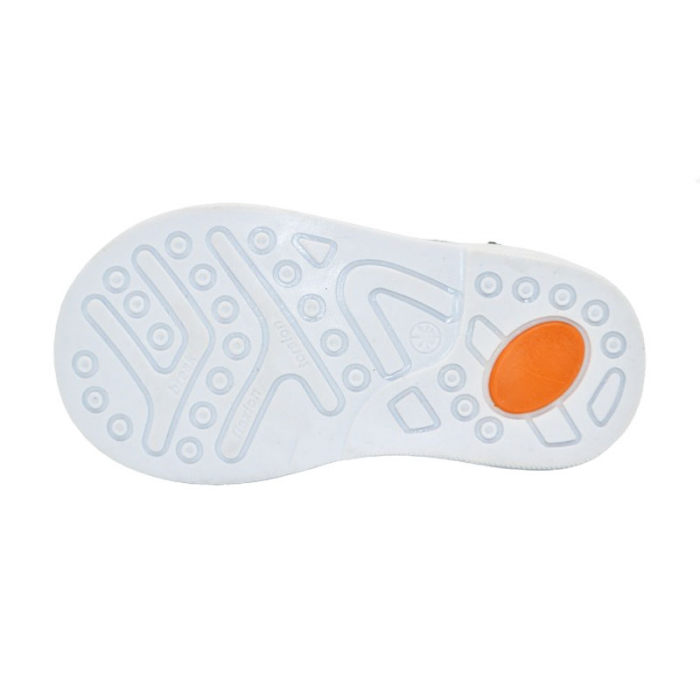 Sandale ortopedice din piele pentru baieti Small Foot PBSF-07, Gri [5]