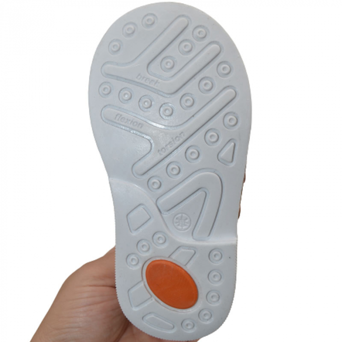 Sandale ortopedice din piele pentru fete Small Foot SMF0805R, Roz [5]