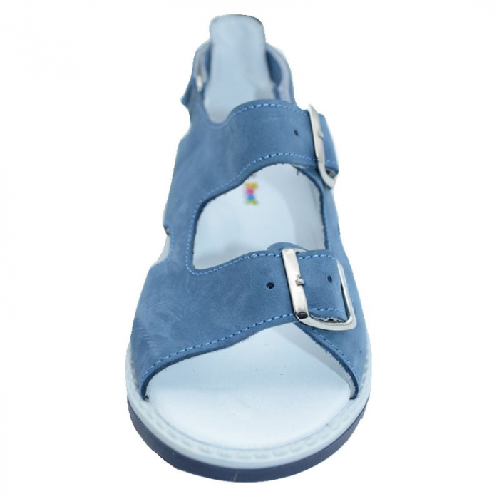 Sandale ortopedice din piele pentru baieti OEM SMF12-A-29, Albastru [3]
