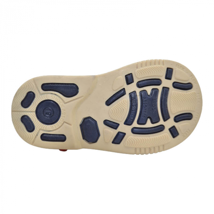 Sandale ortopedice din piele pentru baieti Small Foot SSMF2606BL, Bleumarin [2]