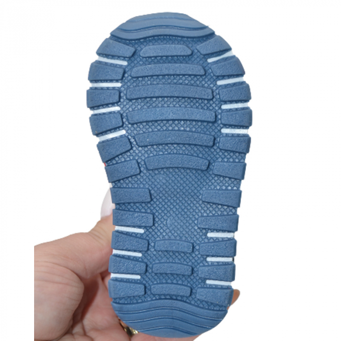 Sandale ortopedice din piele pentru baieti Small Foot SSMF2606AL, Albastru [4]