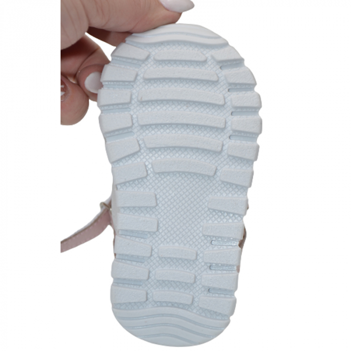 Sandale ortopedice din piele pentru fete Small Foot SSMF2607R-19, Roz [5]