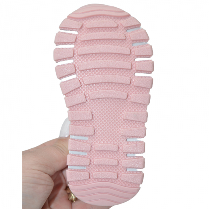 Sandale ortopedice din piele pentru fete Small Foot SSMF2607A, Alb [4]