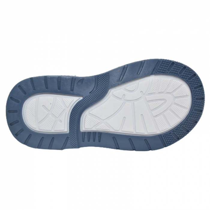 Sandale ortopedice din piele pentru baieti Bi&Ki A-B01108-C, Bleumarin [2]